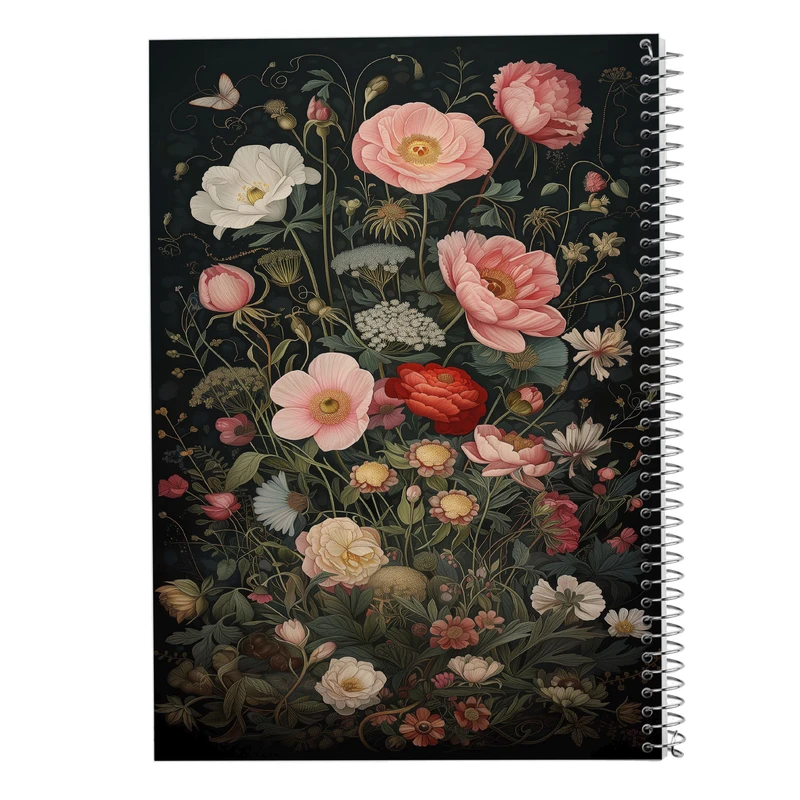 دفتر مشق 50 برگ مدوپد مدل گل کد DF15943