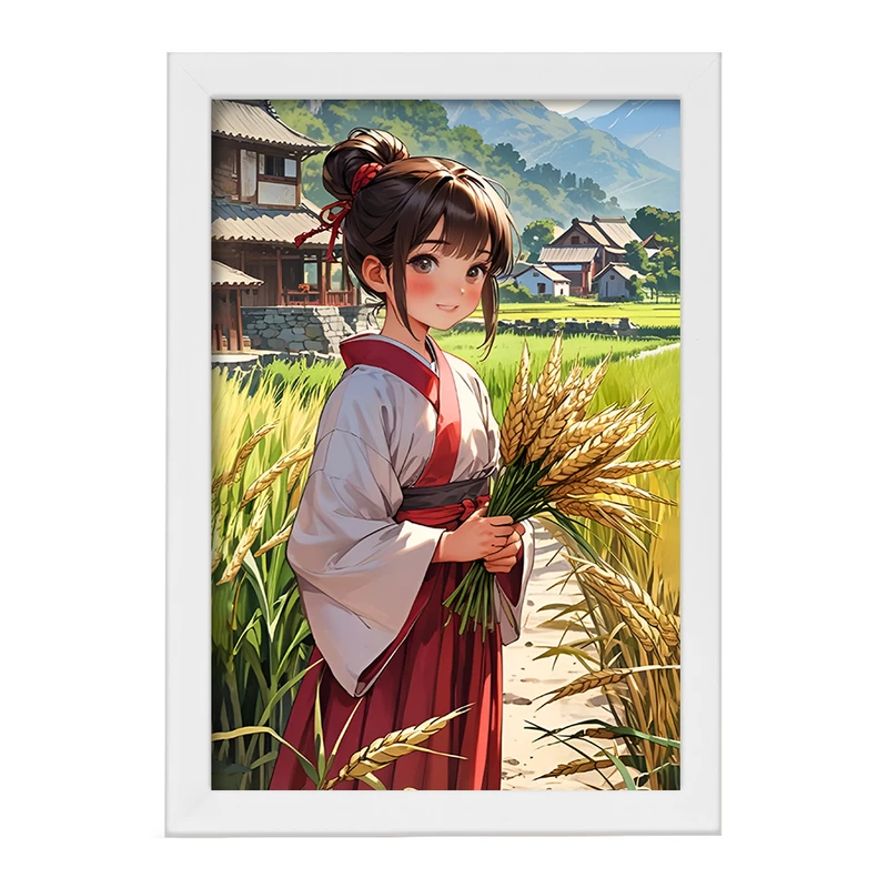 تابلو خندالو مدل دختر ژاپنی کد F12607