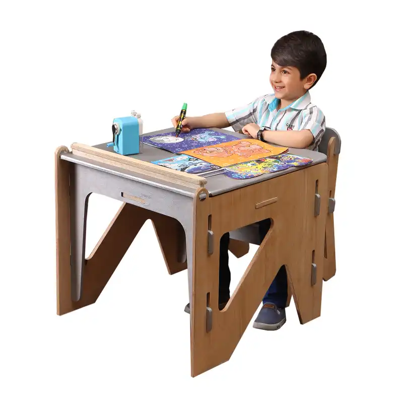 ست میز تحریر و صندلی مدل کودک کد 4006