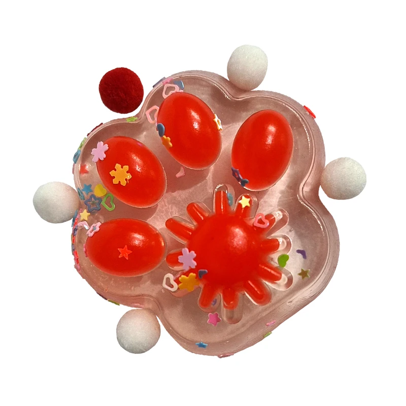 فیجت ضد استرس دنیای سرگرمی های کمیاب مدل اسکوییشی طرح پنجه شیر کد DSK-A765