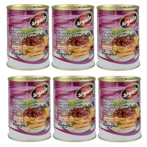 کنسرو سس ماکارونی ماهوند - 350 گرم مجموعه 6 عددی