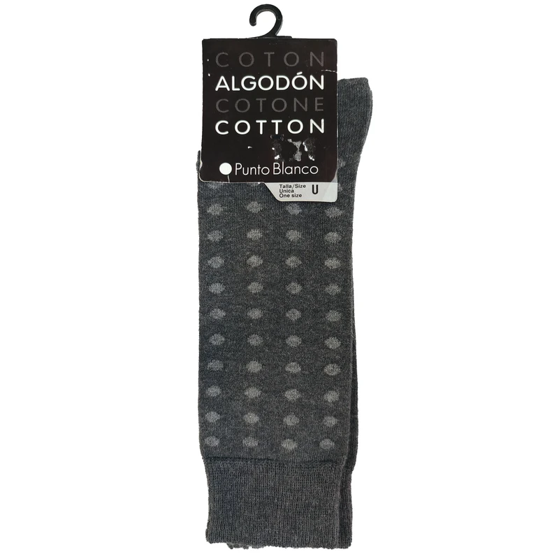 جوراب مردانه پونتو بلانکو مدل کتان آلگودون طرح دار   599-10-74572