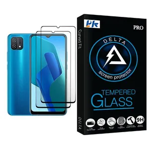 PK Delta Glass MIX002 Screen Protector For Oppo A16K Pack Of 2