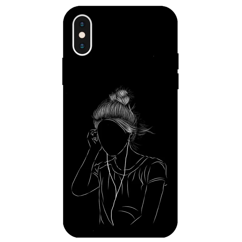 کاور مگافون طرح مینیمال مدل 1858 مناسب برای گوشی موبایل اپل Iphone X / XS               