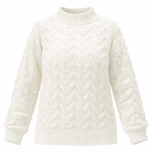 پلیور یقه ایستاده زنانه مدل بافت 062