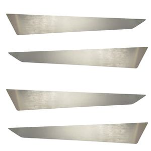 زه مکمل نورپردازی کابین و رودری خودرو طرح کروم مدل 01 مناسب برای دنا پلاس مجموعه 4 عددی