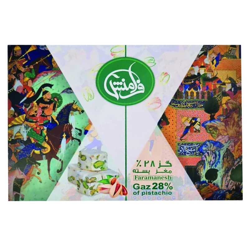 گز لقمه ای 28 درصدپسته فرامنش - 250 گرم