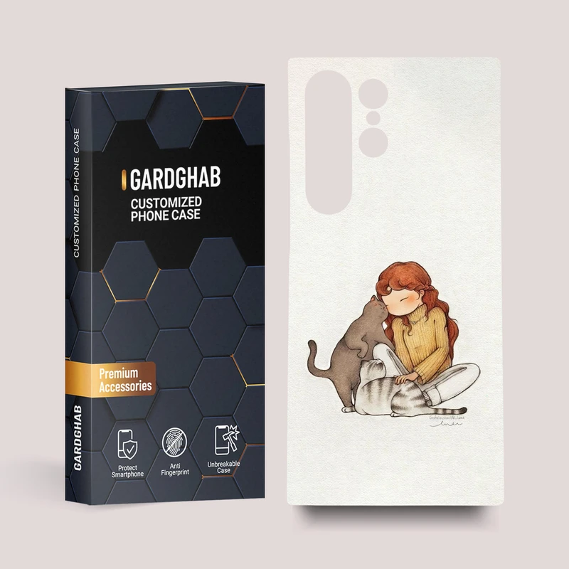 کاور گارد قاب مدل دخترانه مناسب برای گوشی موبایل سامسونگ Galaxy S23 Ultra