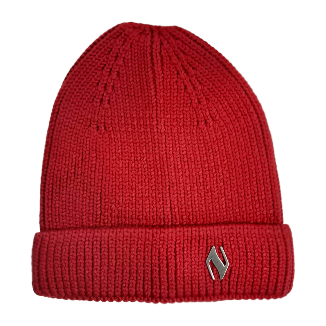 کلاه بافتنی تارتن مدل 30032 رنگ قرمز