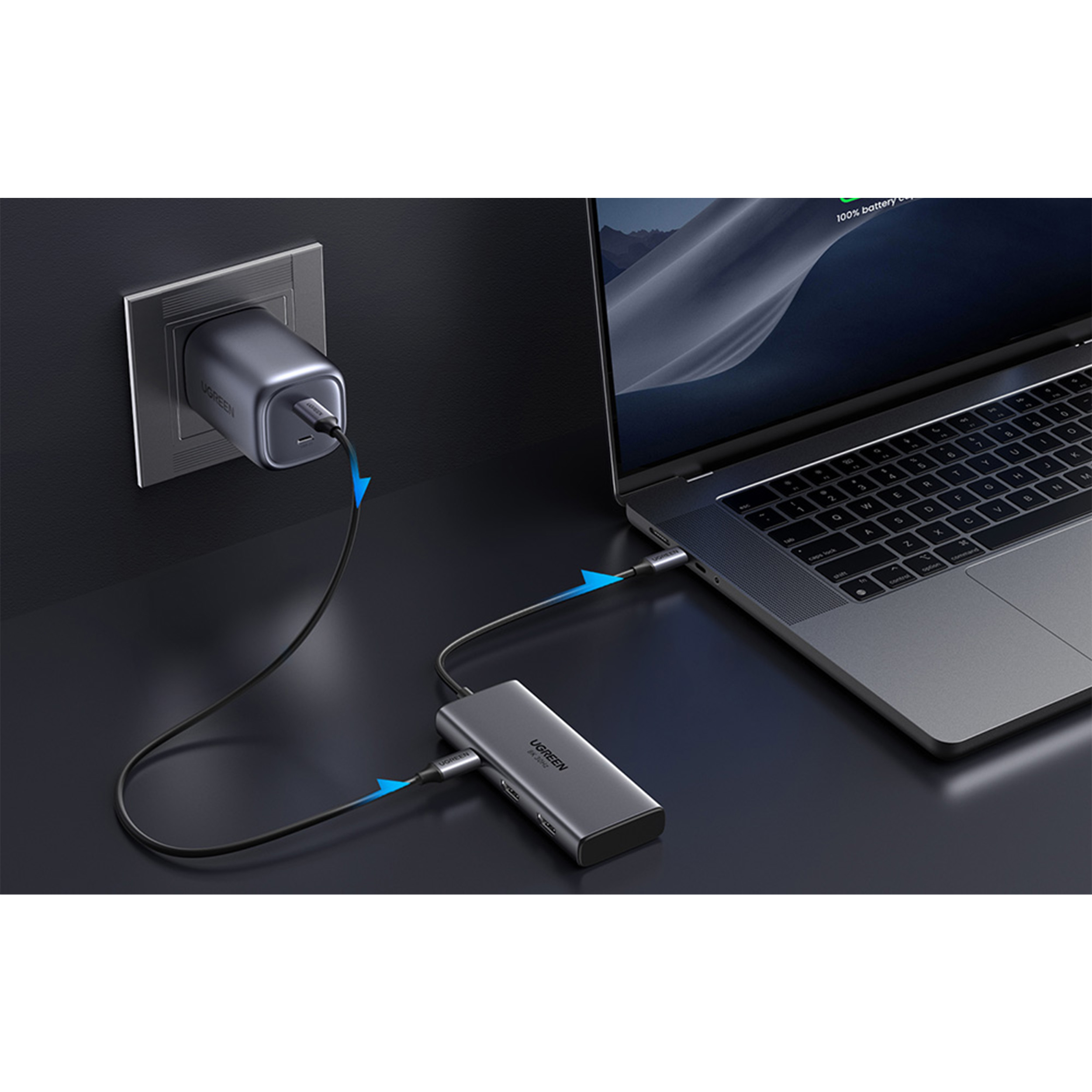 هاب 6 پورت USB-C یوگرین مدل 15852