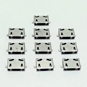 سوکت شارژ مدل micro USB 5pin flat مجموعه ده عددی