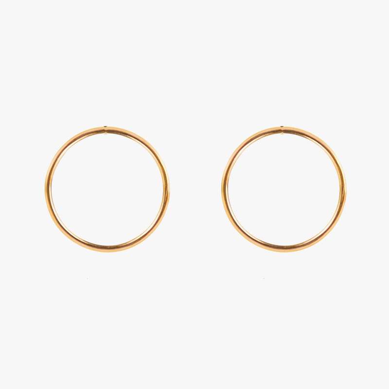 گوشواره طلا 18 عیار زنانه ریسه گالری مدل 3036