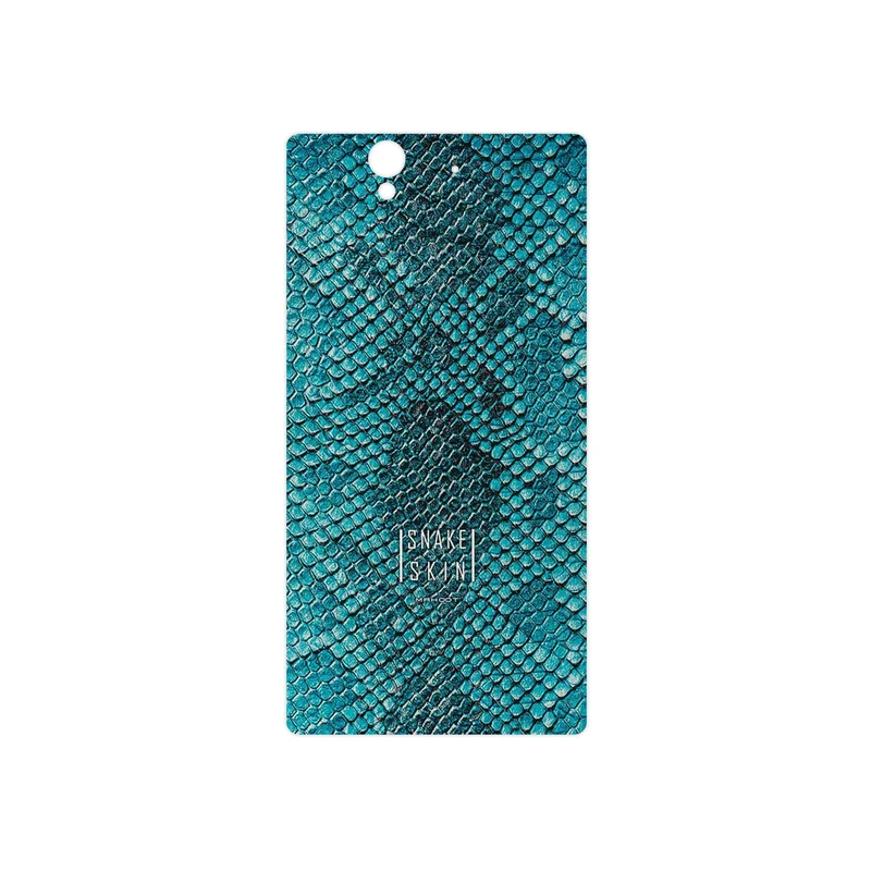 برچسب پوششی ماهوت مدل Blue Snake Skin مناسب برای گوشی موبایل سونی Xperia Z