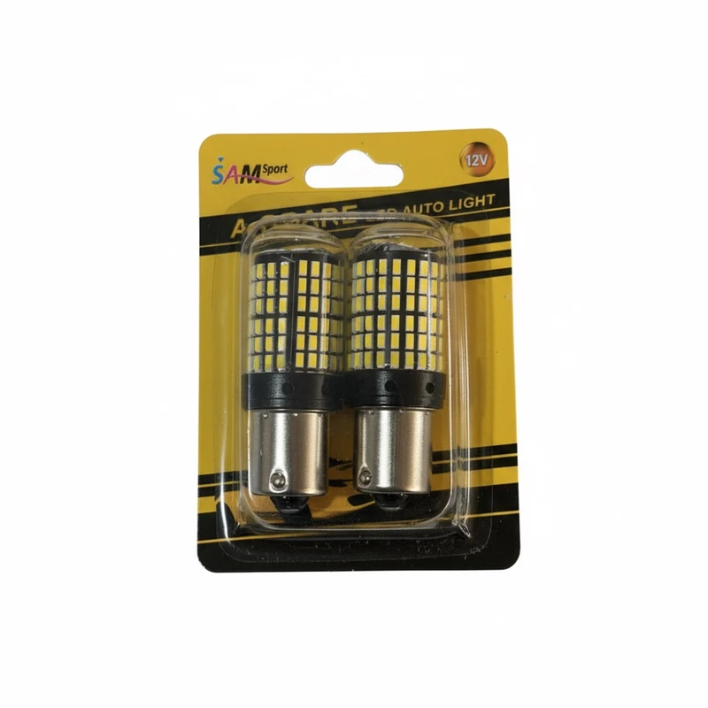 لامپ خودرو سام مدل 144تایی کد lim  پایه تک کنتاکت بسته دو عددی