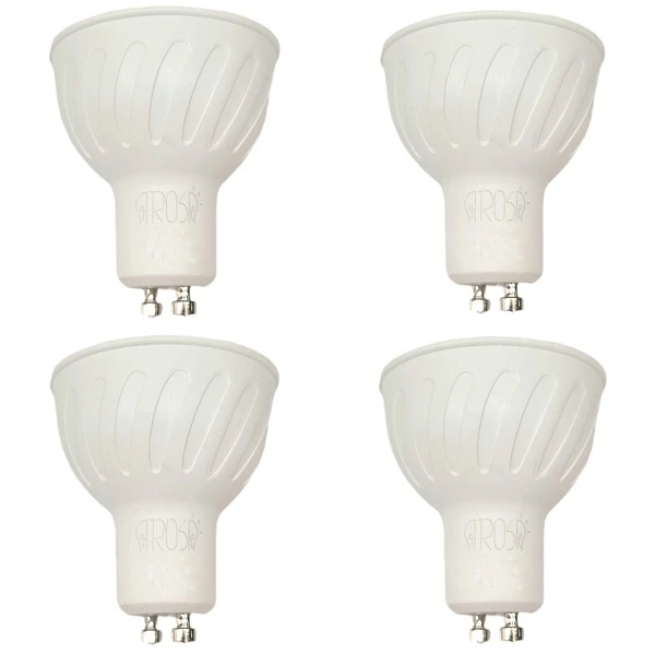لامپ ال ای دی 7 وات آتروسا مدل هالوژنی پایه GU10 مجموعه 4 عددی