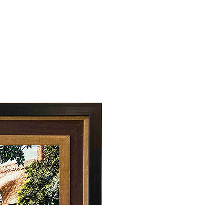 تابلو فرش ماشینی مدل روستا کد 8744