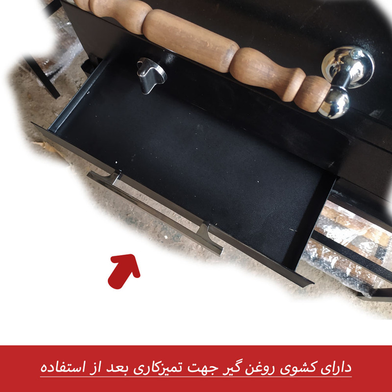 باربیکیو هیزم مدل BA80