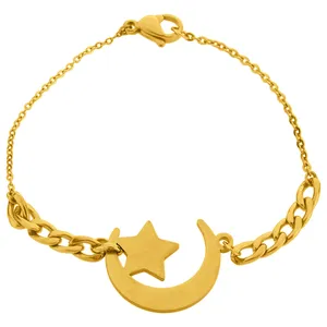 پابند زنانه گالری عزیزی طرح ماه مدل gz14465