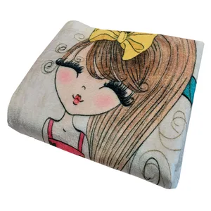 پتو مسافرتی طرح عروسکی کد 02 سایز 150x215 سانتی متر