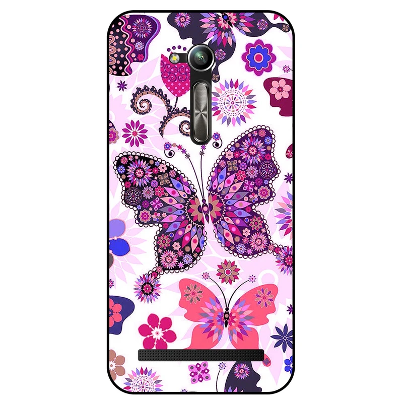 کاور مگافون طرح پروانه مدل 6356 مناسب برای گوشی موبایل ایسوس Zenfone Go / ZB452KG