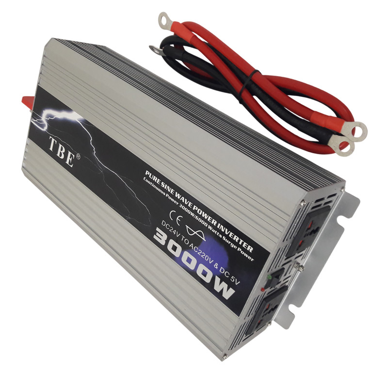 اینورتر 24 ولت تمام سینوسی تی بی ای مدل  T24P3000-2 ظرفیت 3000 وات