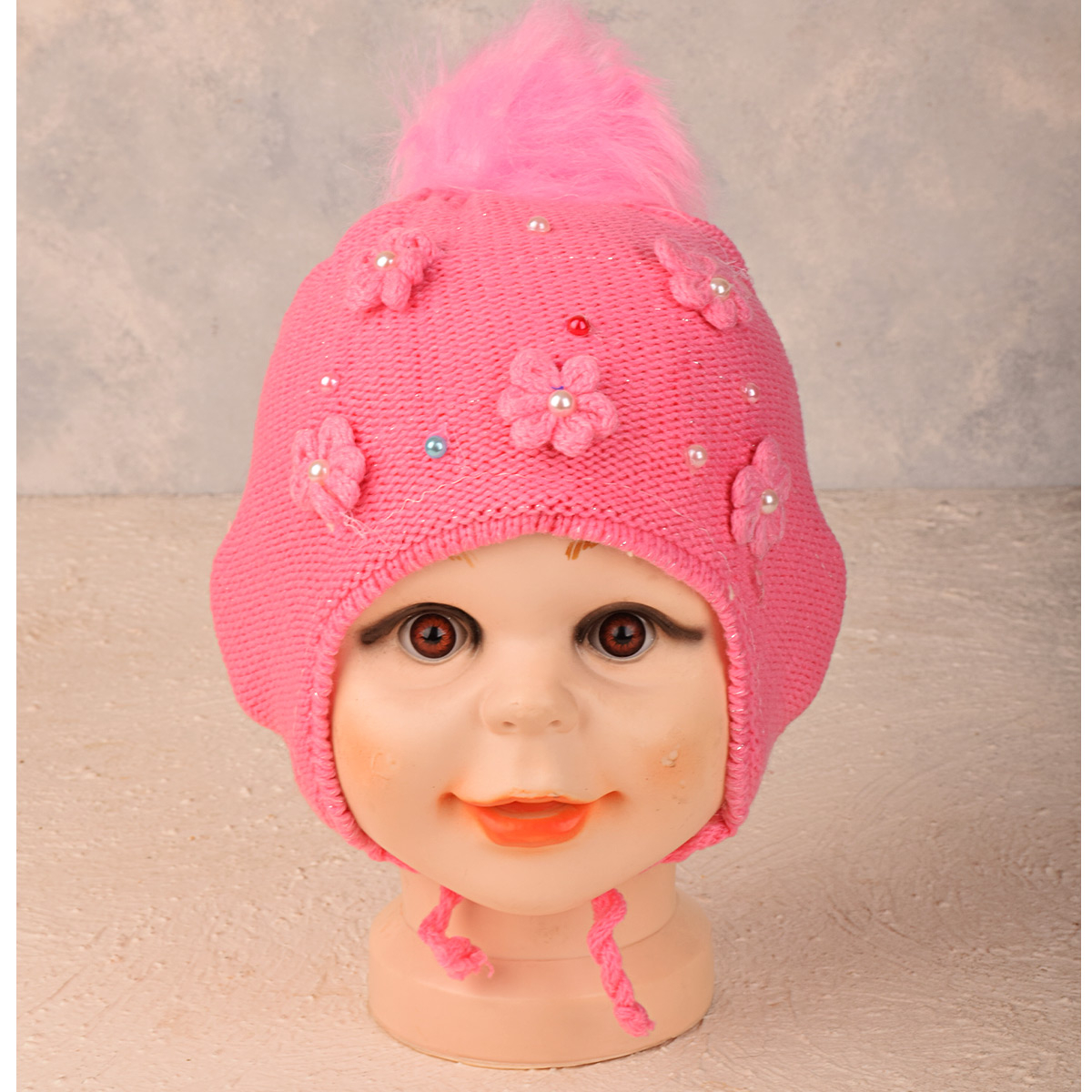 کلاه بافتنی بچگانه مدل S-001