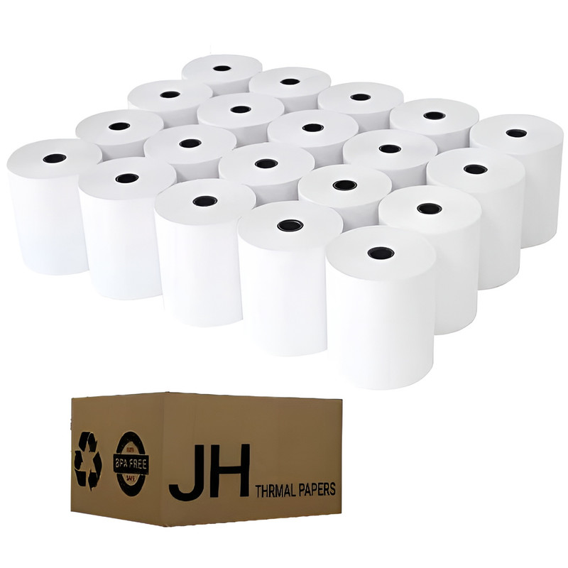 کاغذ رول پرینتر حرارتی جی اچ مدل JHI405 بسته 50 عددی