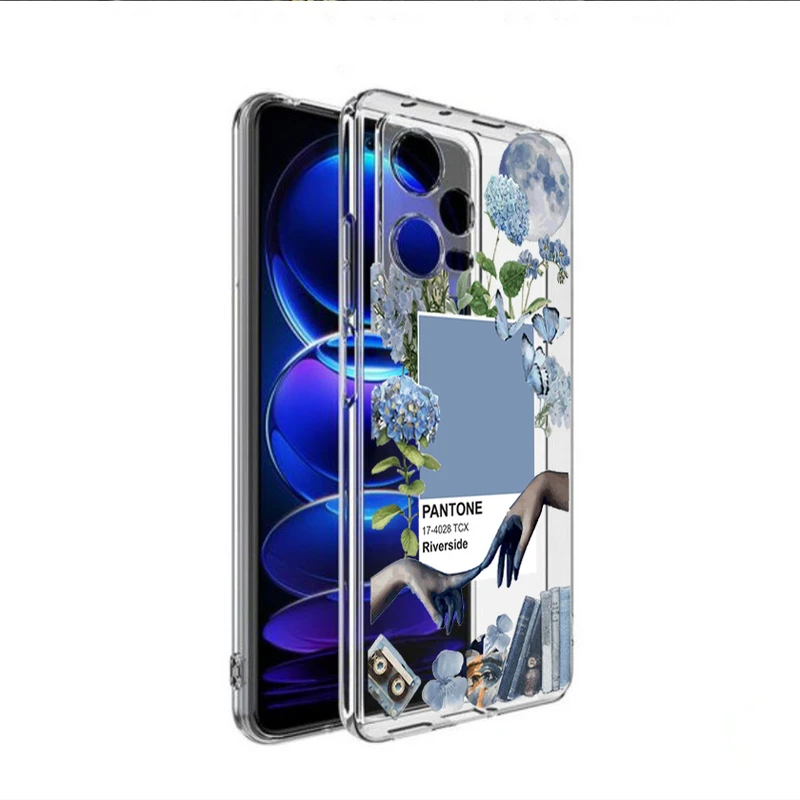 کاور طرح Pantone Blue مناسب برای گوشی موبایل شیائومی Xiaomi Note 12 5G
