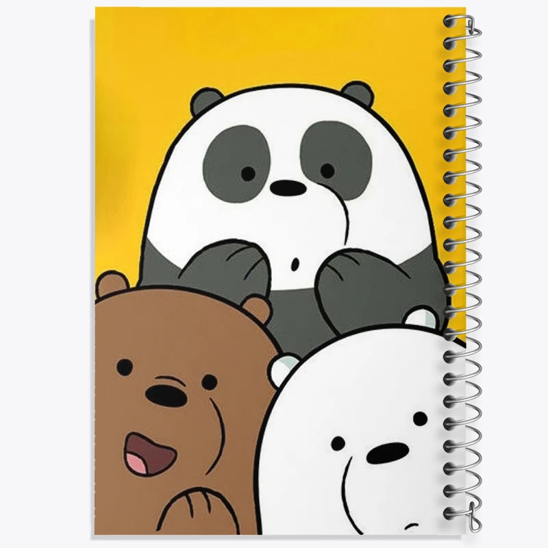 دفتر شطرنجی 50 برگ خندالو طرح سه خرس کله پوک کد N1956