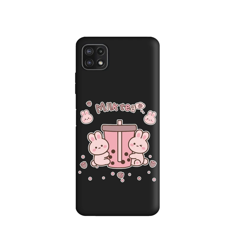 کاور قاب گارد طرح خرگوشی اسموتی کد a4694 مناسب برای گوشی موبایل سامسونگ Galaxy A22 5G