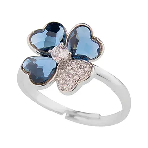 انگشتر زنانه  مدل گل کد 24332