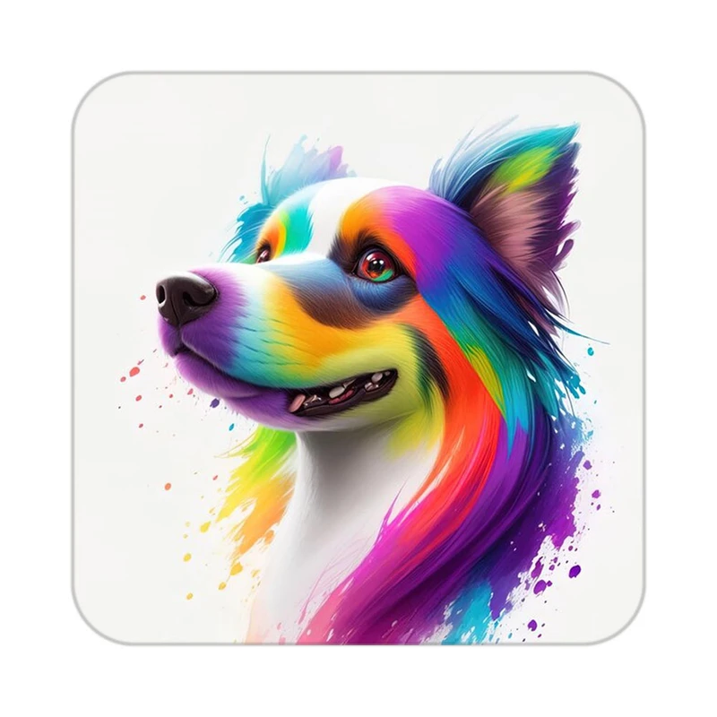 زیر لیوانی کاکتی طرح حیوانات رنگی مدل mp26926