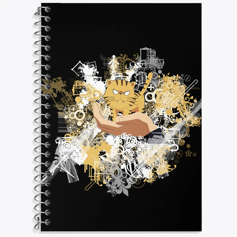 دفتر زبان 50 برگ خندالو مدل سه خط طرح انیمه تورادورا کد 32478