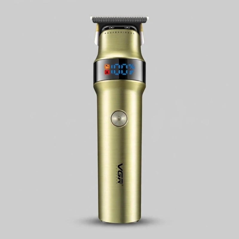 ماشین اصلاح موی سر و صورت وی جی ار مدل V-991 با تیغه سرامیک و استیل ضد زنگ، قابلیت اصلاح با شماره صفر، نمایش وضعیت باتری، عملکرد توربو، طراحی ارگونومیک، باتری 2000 میلی‌آمپر، شارژ با کابل USB، سه عدد شانه، دور موتور 7000 RPM