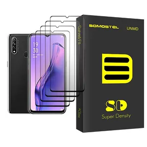 Somastel SD Glass MIX004 Screen Protector For Oppo A8 Pack Of 4