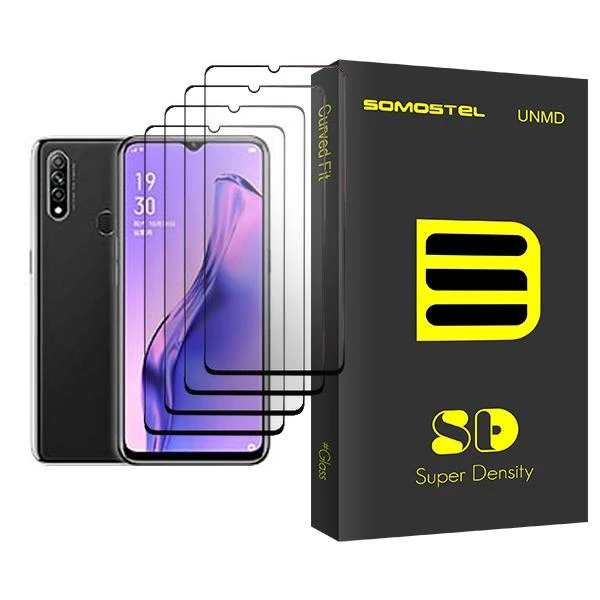 محافظ صفحه نمایش سوماستل مدل SD Glass MIX004 مناسب برای گوشی موبایل اوپو A8 بسته چهار عددی