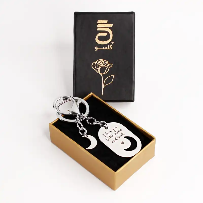 جاکلیدی گلسو مدل مستطیل و ماه کد 2