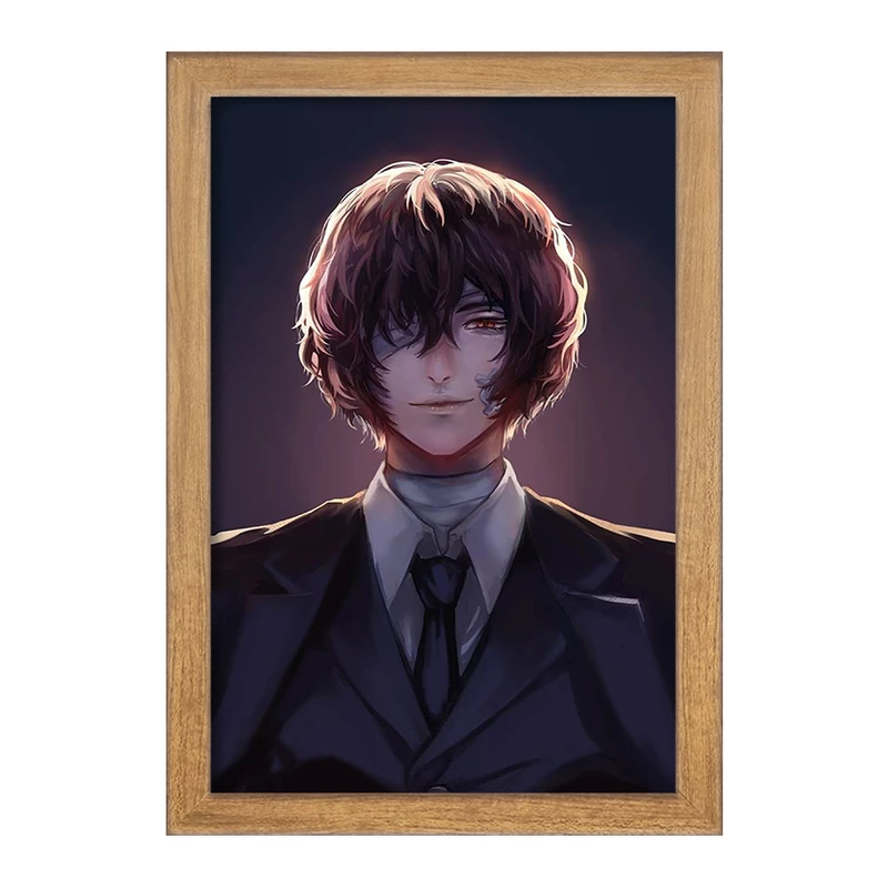 تابلو خندالو مدل دازای انیمه سگ های ولگرد بانگو کد F2505