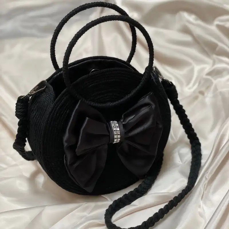 ست کیف و صندل زنانه مدل مکرومه کد S03