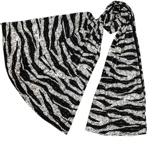 شال زنانه طرح نخ پتینه مدل مجلسی کد  75421