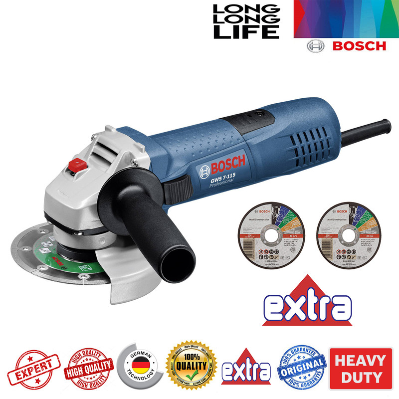 مینی فرز بوش مدل GWS 7-115 + 2 Extra