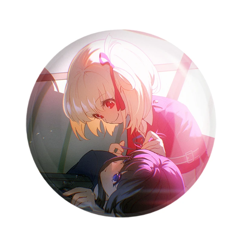 مگنت خندالو مدل تاکینا و چیساتو انیمه لیکوریس ریکویل Lycoris Recoil  کد 23059