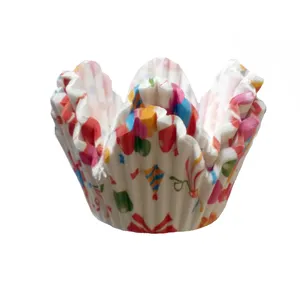 کپسول کاغذی کاپ کیک طرح Happy بسته 50 عددی