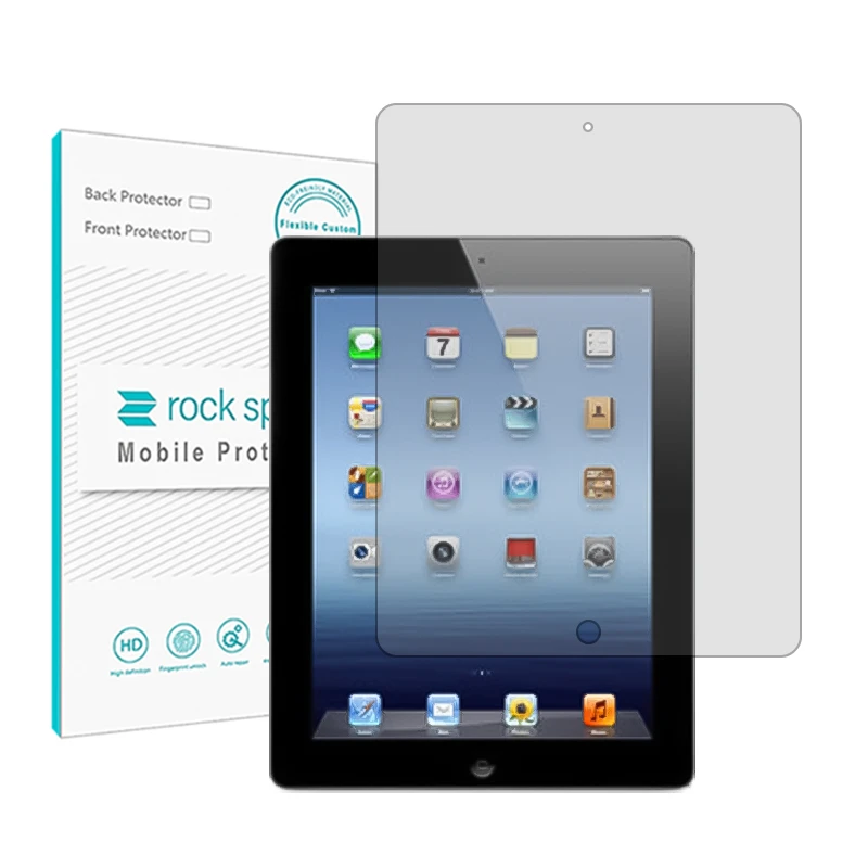 محافظ صفحه نمایش شفاف راک اسپیس مدل Hygel مناسب برای تبلت اپل iPad 3 Wi-Fi