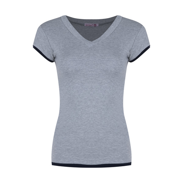 تی شرت زنانه افراتین کد 2556 رنگ طوسی