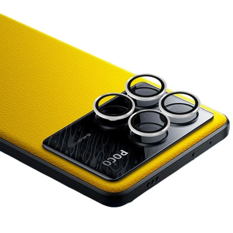 محافظ لنز دوربین انتک مدل Ring Metal Lens Protector مناسب برای گوشی موبایل شیائومی Poco X6 Pro 5G