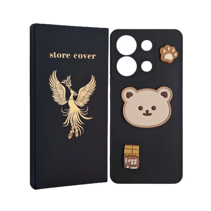 کاور استور کاور طرح عروسک برجسته مدل note13 مناسب برای گوشی موبایل شیائومی Redmi Note 13 4G