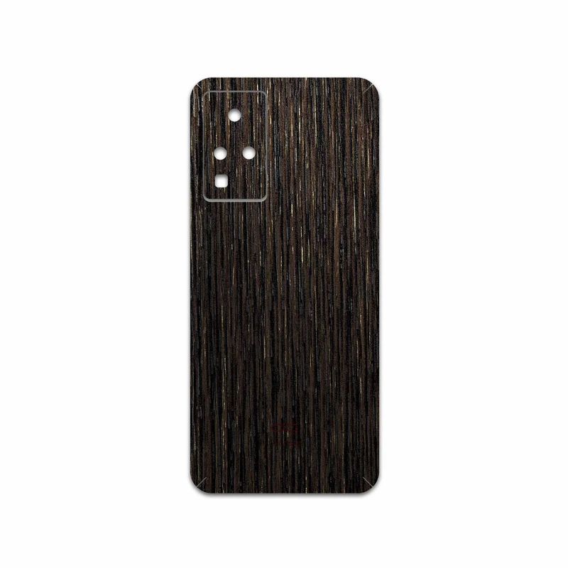 برچسب پوششی ماهوت مدل Dark-Gold-Stripes-Wood مناسب برای گوشی موبایل اینفینیکس Zero X