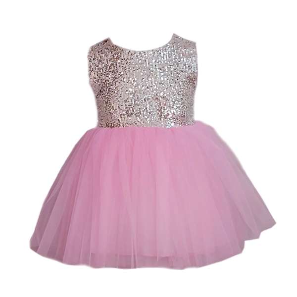 پیراهن دخترانه مدل پولکی