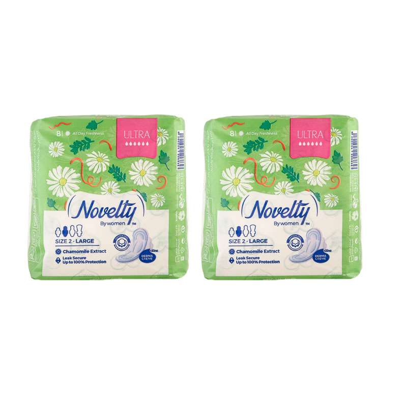 نوار بهداشتی ناولتی مدل ultra مجموعه 2 عددی